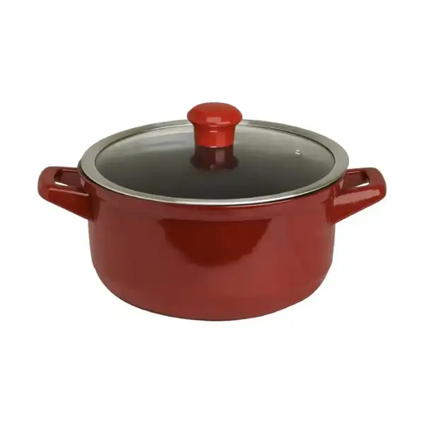 Panela de Cerâmica Duo Pomodoro com Tampa de Vidro