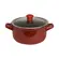 Panela de Cerâmica Duo Pomodoro com Tampa de Vidro