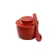 Açucareiro de Cerâmica com Colher Vermelho