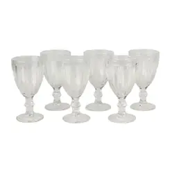 Conjunto 6 Taças De Vidro 8x16,2cm - Ponto da Porcelana