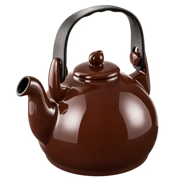 Bule de Cerâmica Colonial Chocolate (Indução)