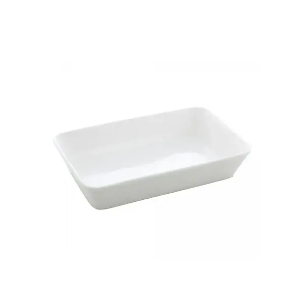 Refratário de Porcelana Línea Branco 20x15x5cm