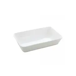 Refratário de Porcelana Línea Branco 20x15x5cm