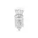 Conjunto 6 Colheres de Zamac com Suporte Niquelado Crystal 14cm Wolff