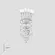 Conjunto 6 Colheres de Zamac com Suporte Niquelado Crystal 14cm Wolff