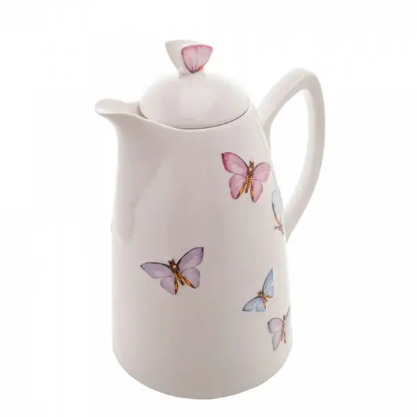 Garrafa Térmica Porcelana Borboletas 900ml