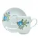 Caneca com Pires Porcelana Schmidt - Dec. R016 2ª Linha