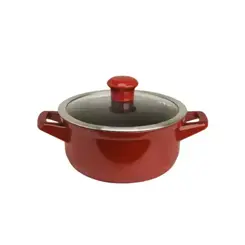 Panela de Cerâmica Pequena Duo Pomodoro com Tampa
