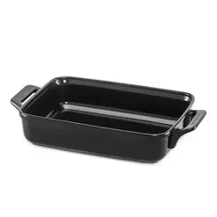 A559311 ASSADEIRA CLEAR 34X25CM 3500ML - PRETO