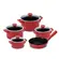 Conjunto 5 Panelas de Cerâmica Clear Pomodoro