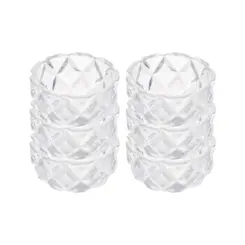 Conjunto 6 Bowl de Cristal de Chumbo Deli Diamond 11x5,5cm