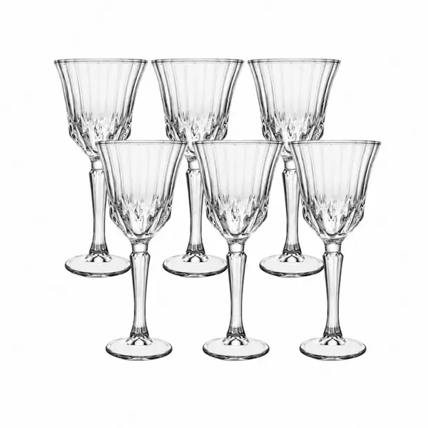 Conjunto com 6 Taças de Vinho de Cristal Ecológico Belle Jour
