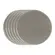 Kit 6 Americanos Cinza 38cmx38cm - Ponto da Porcelana