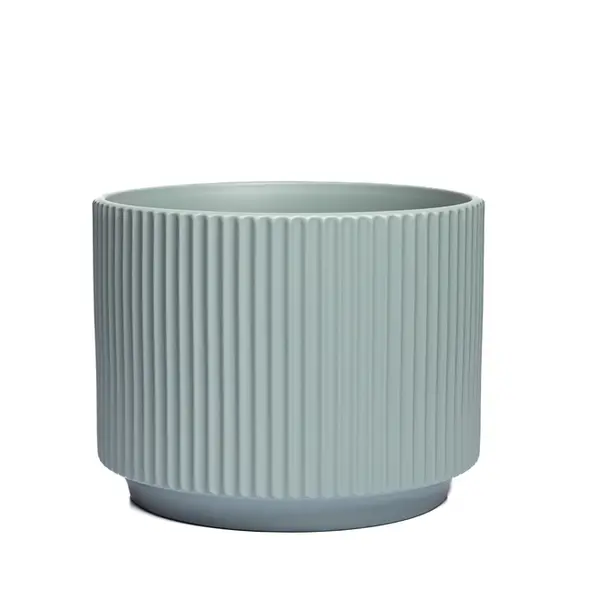 Vaso Decorativo 20,6cm em Cerâmica - Ponto da Porcelana
