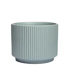Vaso Decorativo 20,6cm em Cerâmica - Ponto da Porcelana