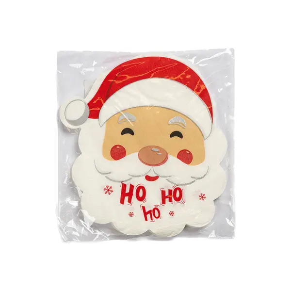 Guardanapo Noel Ho Ho Ho 20 Folhas 30cm - Ponto da porcelana