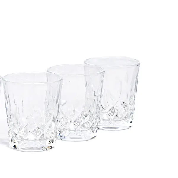 Jogo 6 Copos de Vidro 8,5cm - Ponto da Porcelana