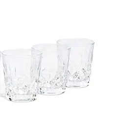 Jogo 6 Copos de Vidro 8,5cm - Ponto da Porcelana