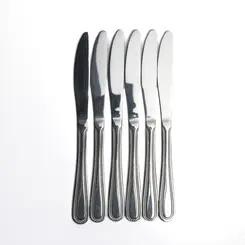 Jogo 6 Facas 22cm em Aço Inox - Ponto da Porcelana