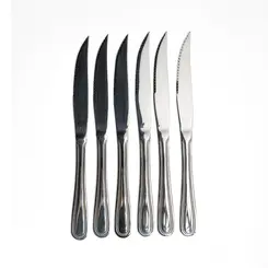 Jogo 6 Facas 22cm em Aço Inox - Ponto da Porcelana