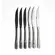 Jogo 6 Facas 22cm em Aço Inox - Ponto da Porcelana