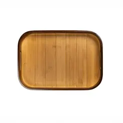 Bandeja de Bambu 40cm - Ponto da Porcelana