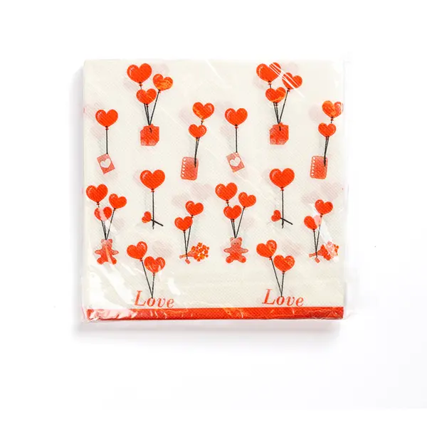 Guardanapo Love 20 Folhas 33cm - Ponto da Porcelana