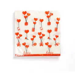Guardanapo Love 20 Folhas 33cm - Ponto da Porcelana