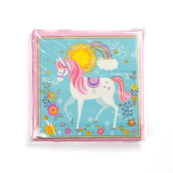 Guardanapo Unicornio 20 Folhas 33cm - Ponto da Porcelana