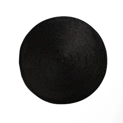 Americano 38x38cm Preto - Ponto da Porcelana
