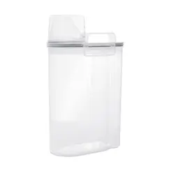 Pote Hermético Transparente com Tampa e Copo Medidor