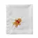 Kit 4 Guardanapos Bordado Ginger Cookie em Tecido Branco