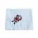Kit 4 Guardanapo Bordado Santa Claus em Tecido Branco