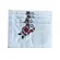 Kit 4 Guardanapo Bordado Santa Claus em Tecido Branco