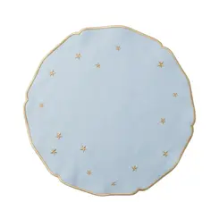 Kit 4 Americanos Bordado Estrelas Douradas