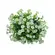 Mini Buquê Decorativo de Flores Brancas com Folhagem Verde