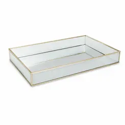 Bandeja Retangular Hygge Gold Grande