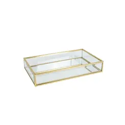 Bandeja Retangular Hygge Gold Média