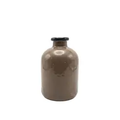 Vaso London Cinza e Preto Médio