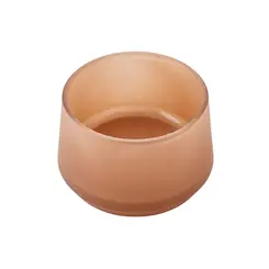 Porta-Velas Redondo Light Nude