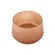 Porta-Velas Redondo Light Nude