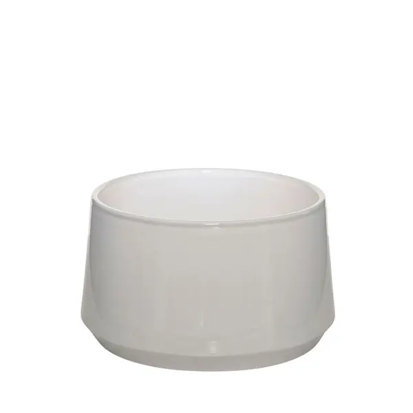 Porta-Velas Redondo Light Branco