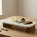 Bandeja Decorativa Retangular em Mármore Off White
