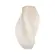 Vaso Decorativo de Vidro Orgânico Off White