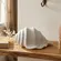 Objeto Decorativo Concha Branca em Cerâmica
