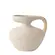 Vaso Ornamental de Cerâmica com Alça de Fibra Natural