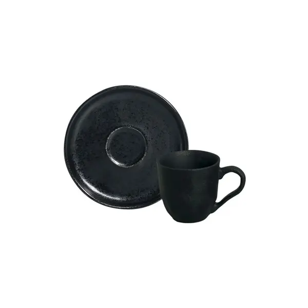 Xícara de Café de Cerâmica Bio Eclipse 120ml com Pires