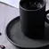Xícara Café de Cerâmica Basic Rust 90ml com Pires