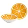 Bowl de Cerâmica Decorado Estampa Laranja