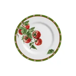 Prato Sobremesa de Cerâmica Flat Pomodoro